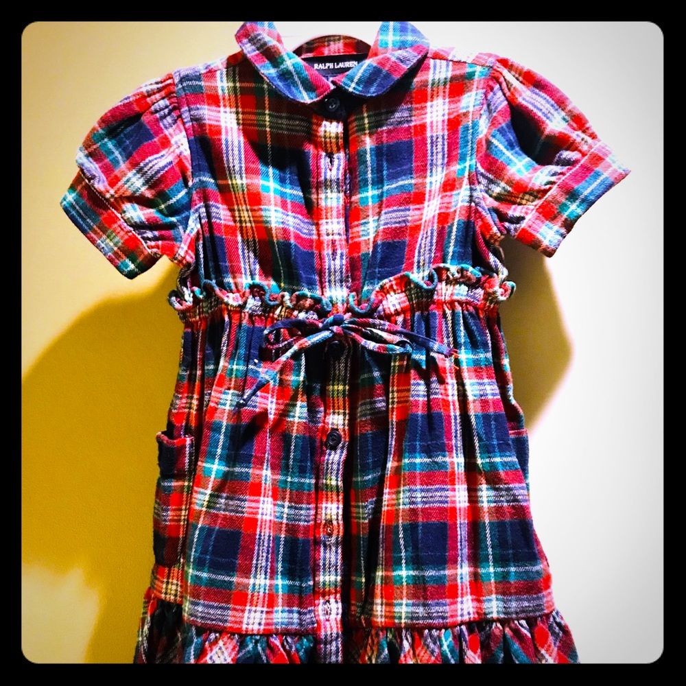 Ralph Lauren Plaid Dress 3t